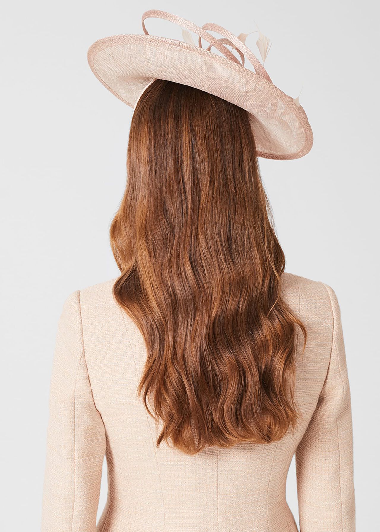 Freya Fascinator, Oyster, hi-res