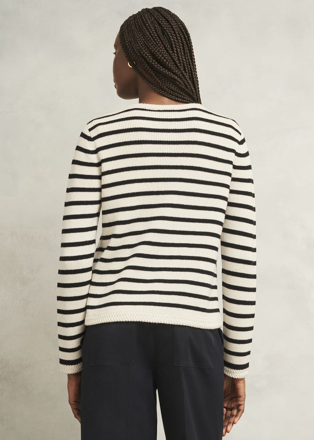 Simona Knitted Jacket, Black, hi-res
