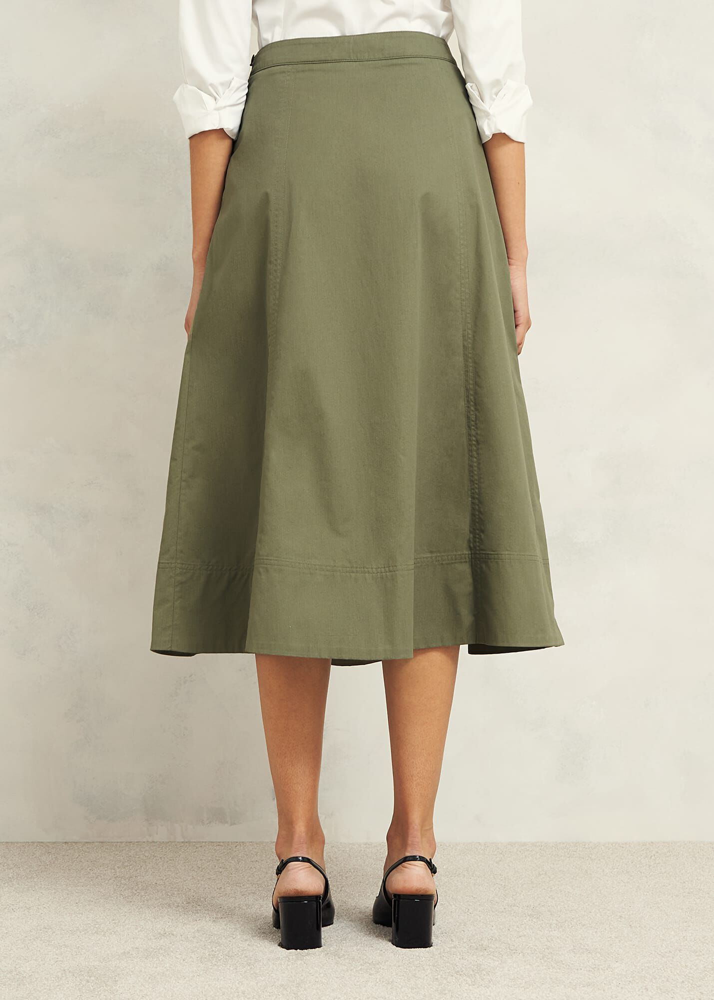Avril Cotton Skirt | Hobbs US | Avril Cotton Skirt | Hobbs US |
