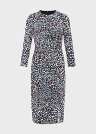 Jemma Jersey Dress, Green Multi, hi-res
