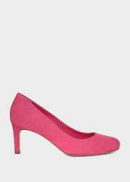 Lizzie Court Shoes, Bright Pink, hi-res