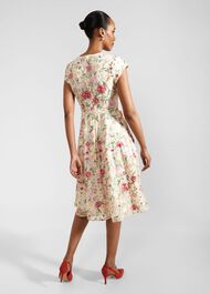 Tia Embroidered Dress, Cream Multi, hi-res