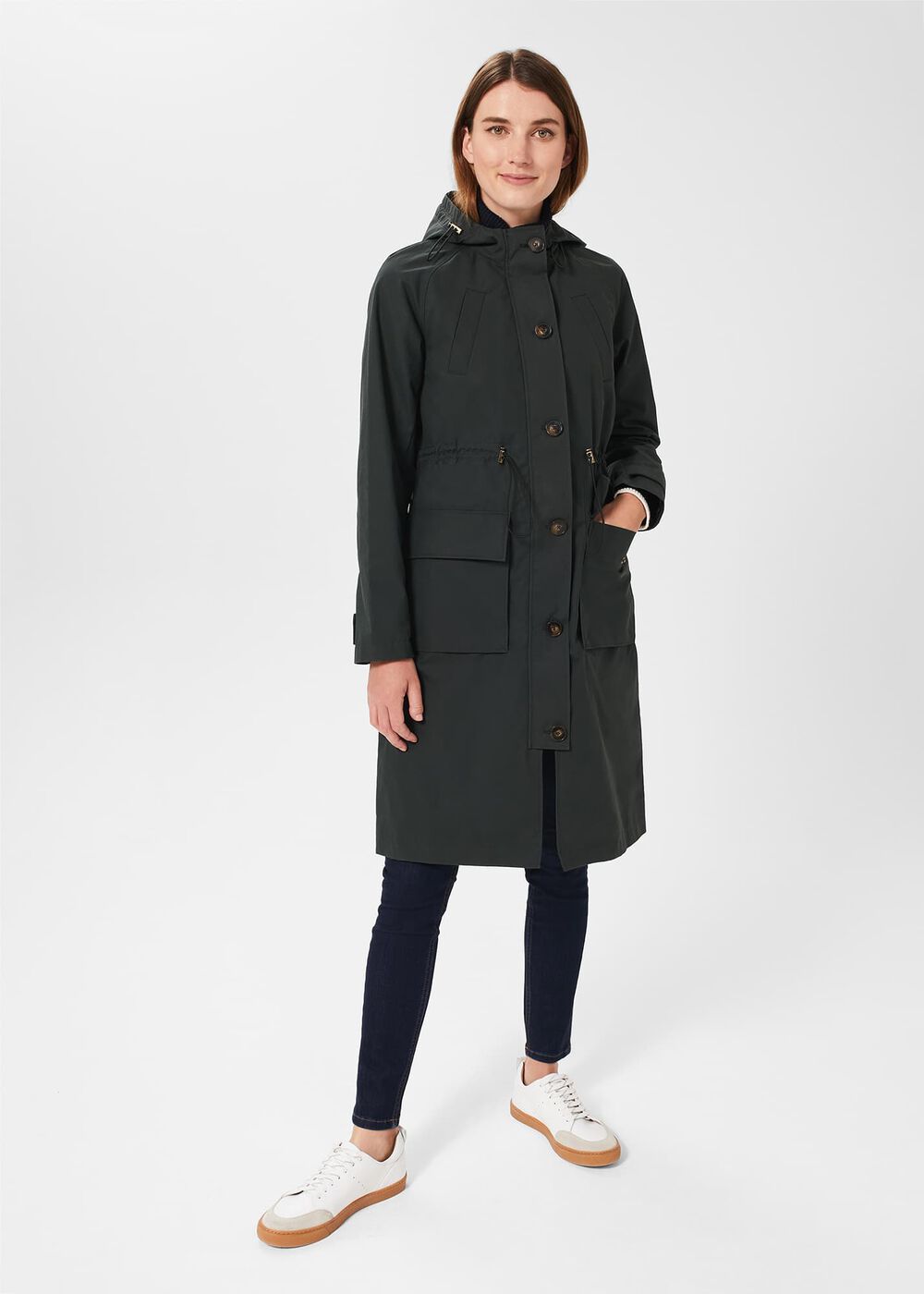 Jenny Water Resistant Parka , Dark Ivy Green, hi-res