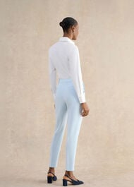 Keighley Tapered Suit Trousers, Pale Blue, hi-res
