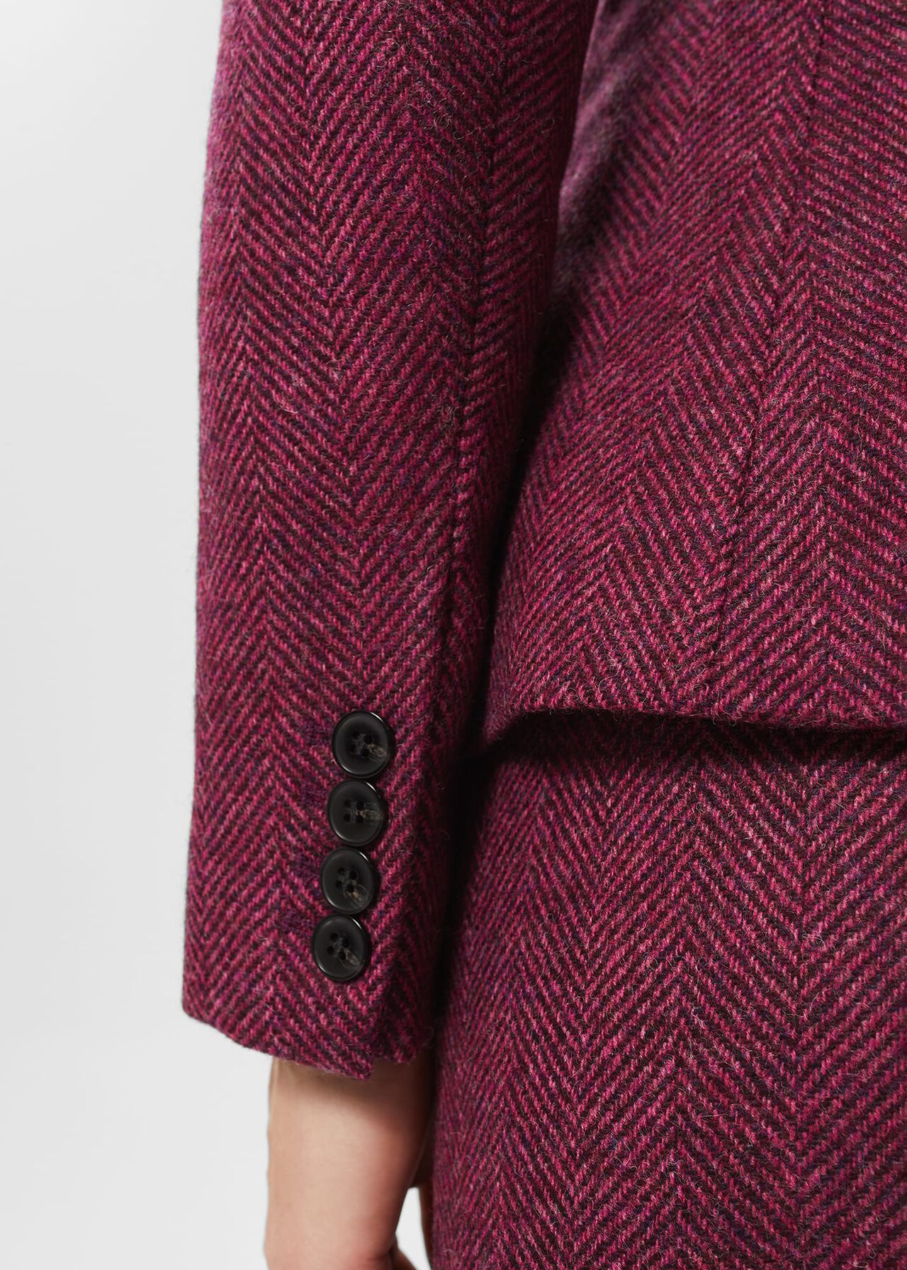 Petite Blake Wool Jacket, Purple Multi, hi-res