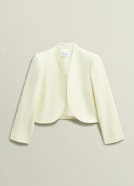 Eliana Seam Detail Jacket, Pale Yellow, hi-res