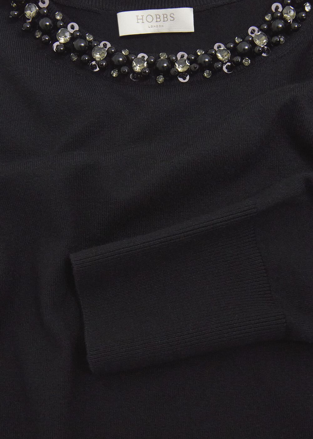 Oakley Beaded Jumper, Black, hi-res