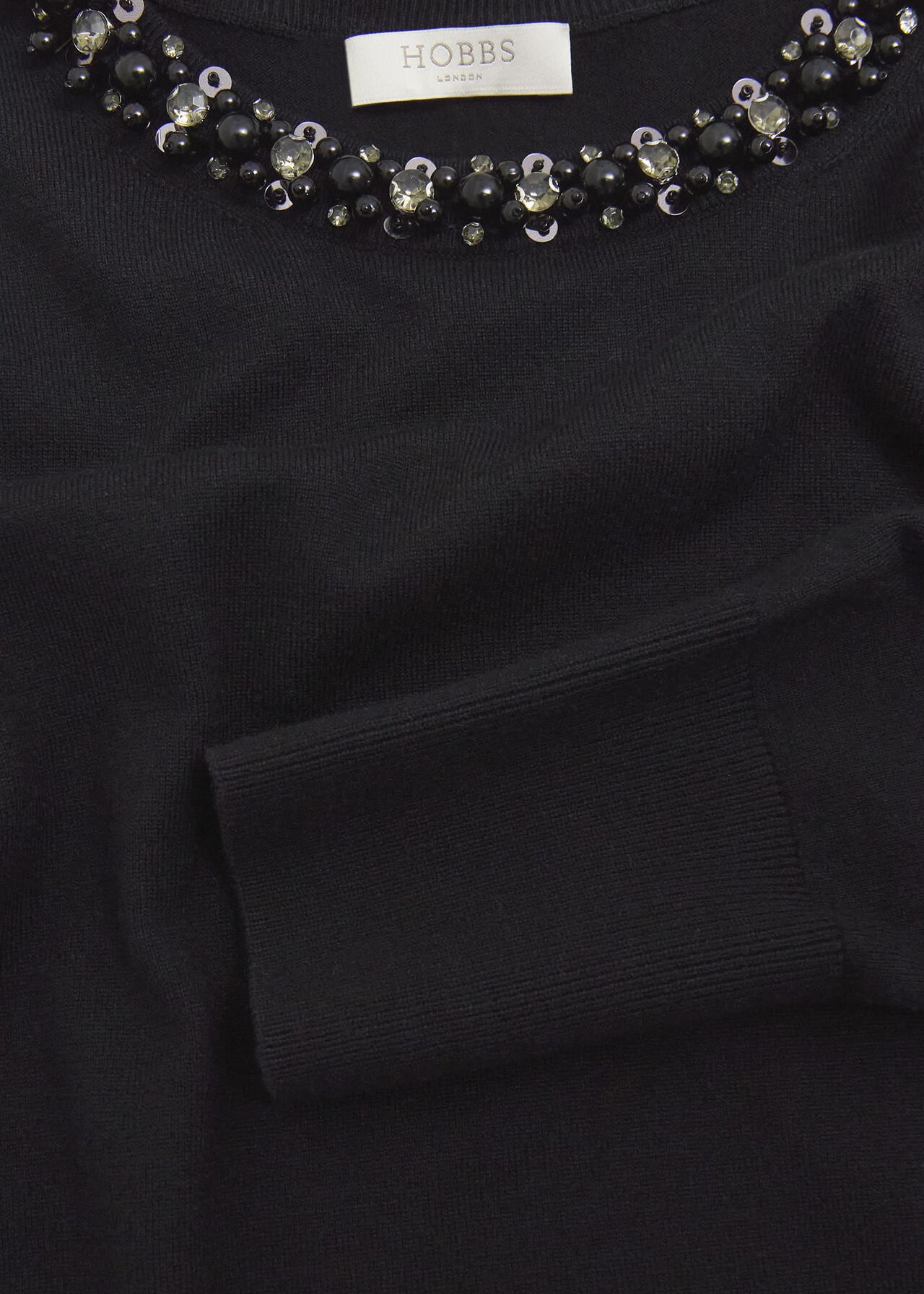 Oakley Beaded Jumper, Black, hi-res