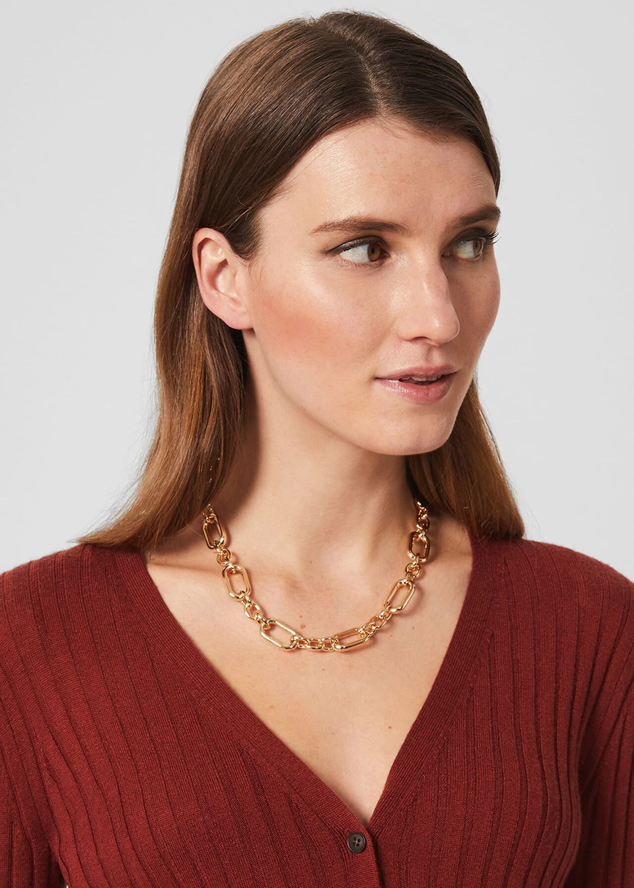 Avery Necklace, Gold, hi-res
