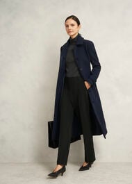 Petite Celeste Coat, Navy, hi-res