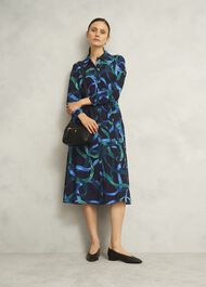 Alis Dress, Navy Multi, hi-res