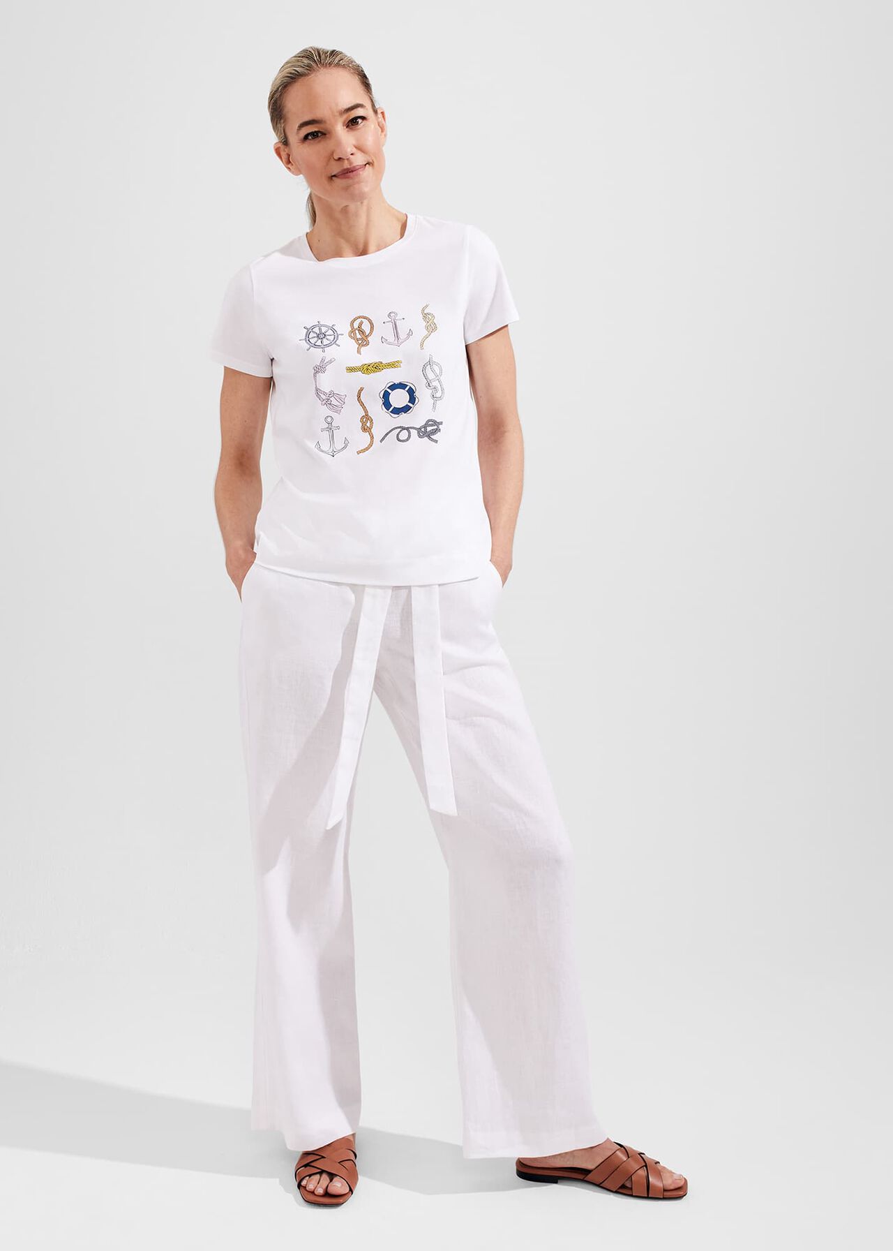 Jamie Printed T-Shirt, White Multi, hi-res