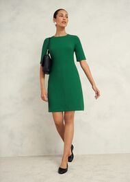 Alana A Line Dress, Agate Green, hi-res