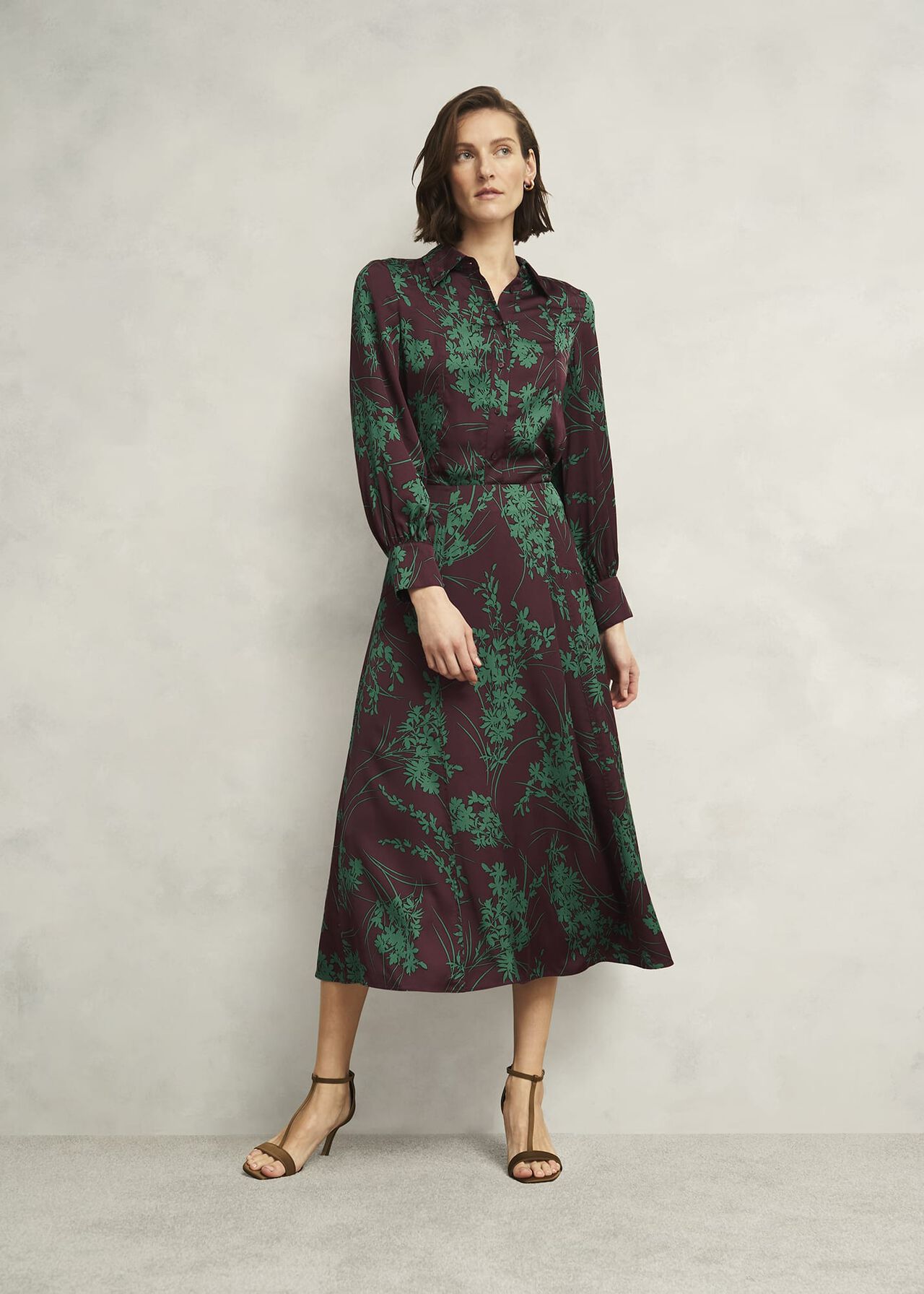 Grasmere Skirt, Brown Green, hi-res