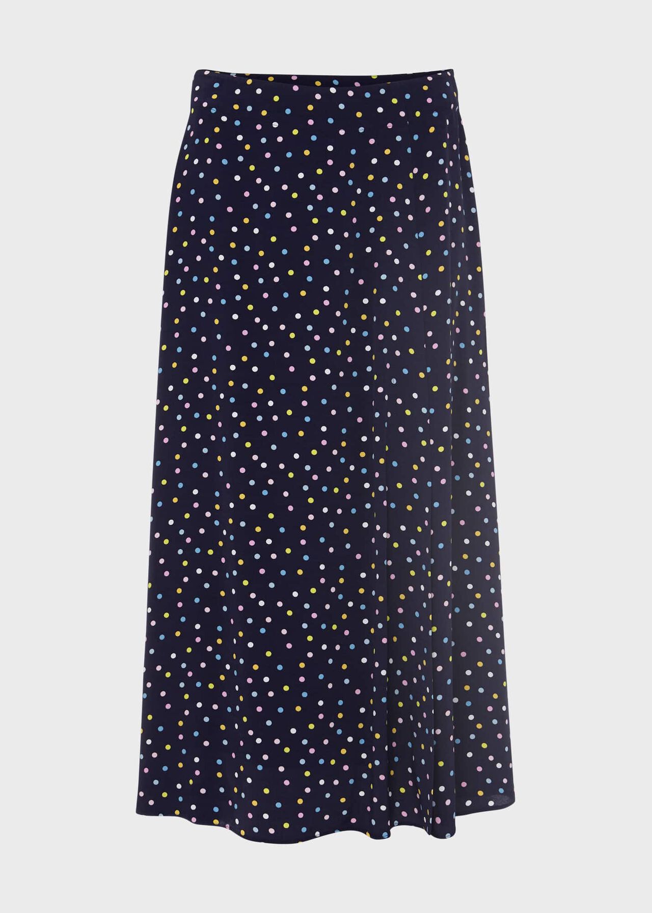 Annette Printed Midi Skirt , Navy Multi, hi-res