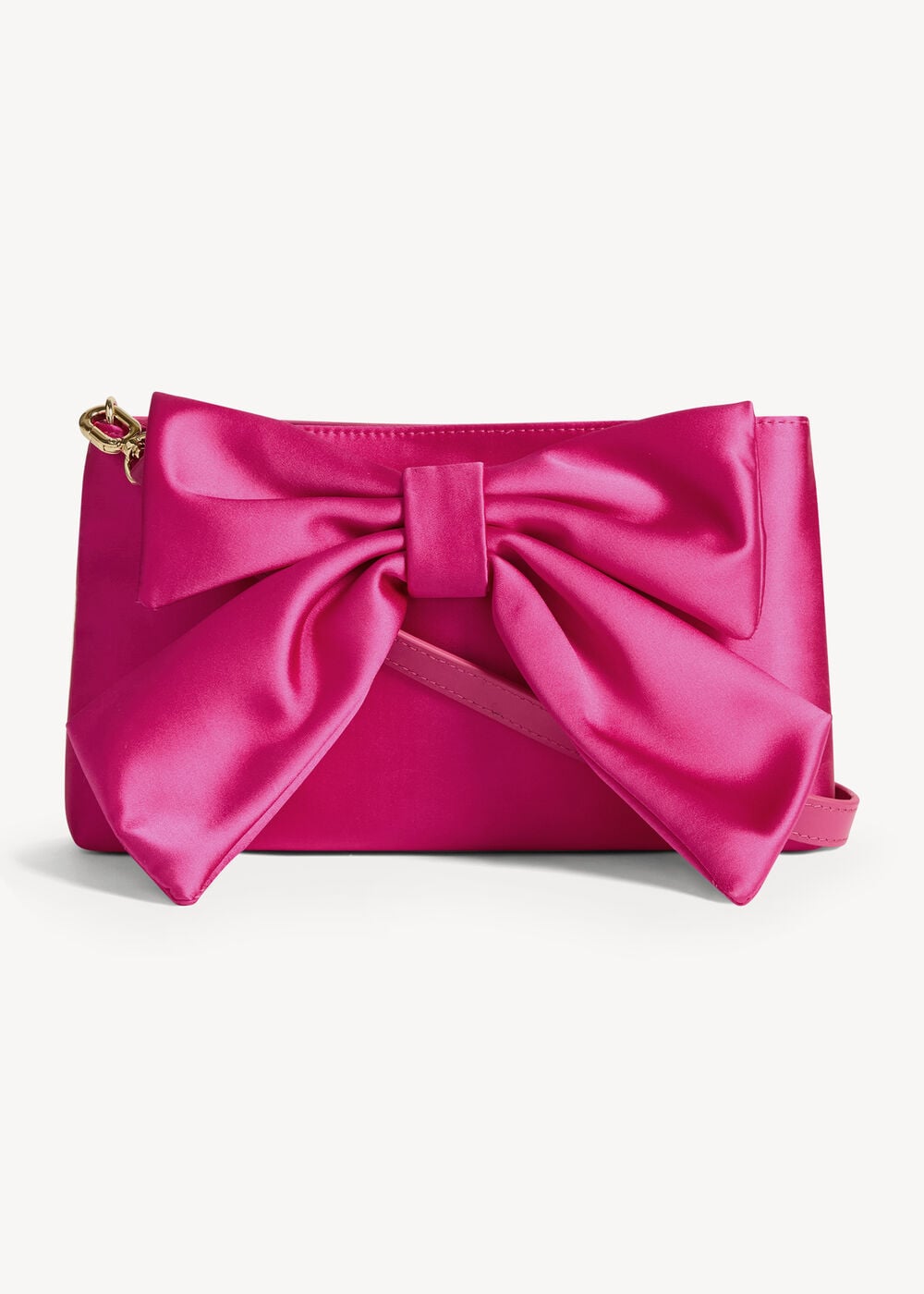 Maisey Satin Bow Clutch