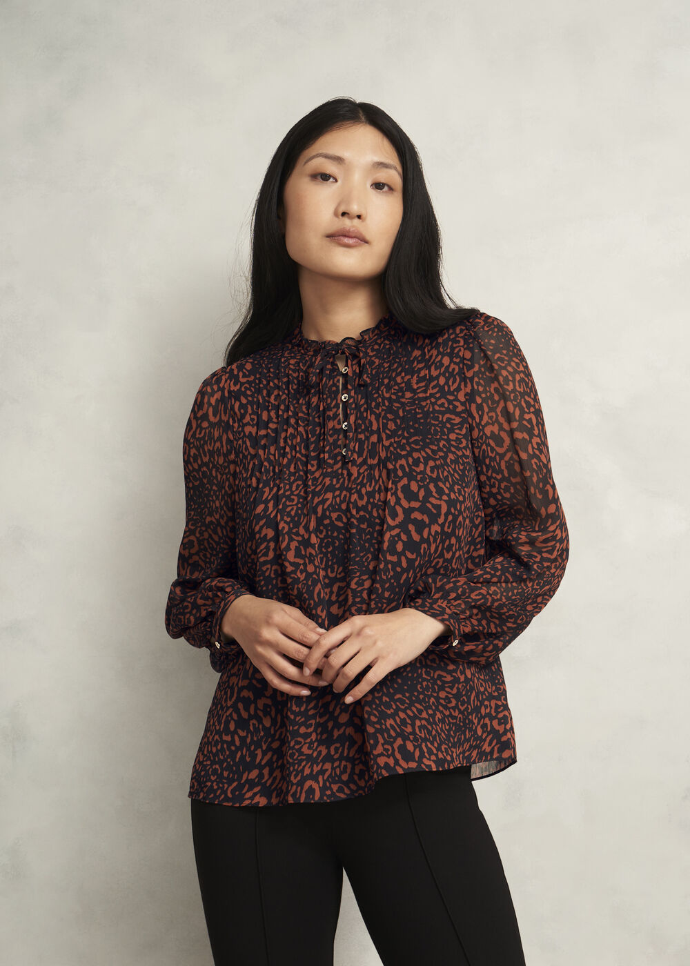 Carolina Blouse, Black Copper, hi-res