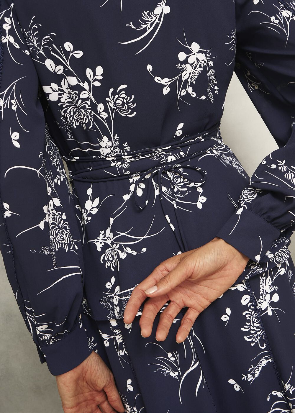 Brielle Trimmed Top, Midnight Multi, hi-res