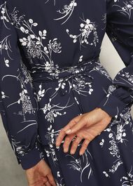 Brielle Trimmed Top, Midnight Multi, hi-res
