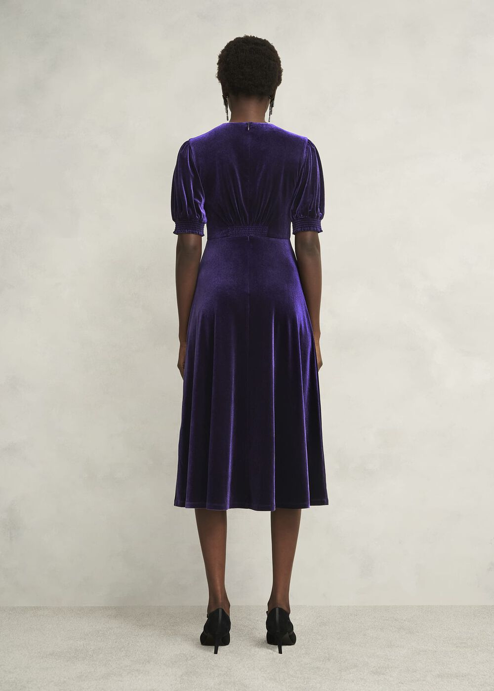 Petite Dormer Dress, Midnight Purple, hi-res