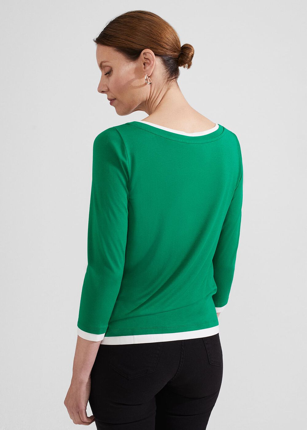 Delaney Top, Green Ivory, hi-res