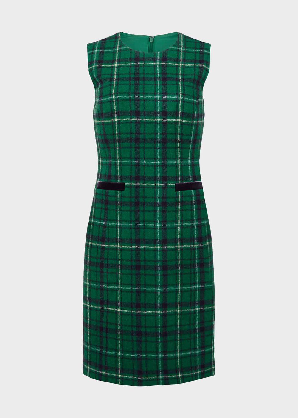 Margot Wool Dress, Green Multi, hi-res