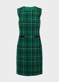 Margot Wool Dress, Green Multi, hi-res