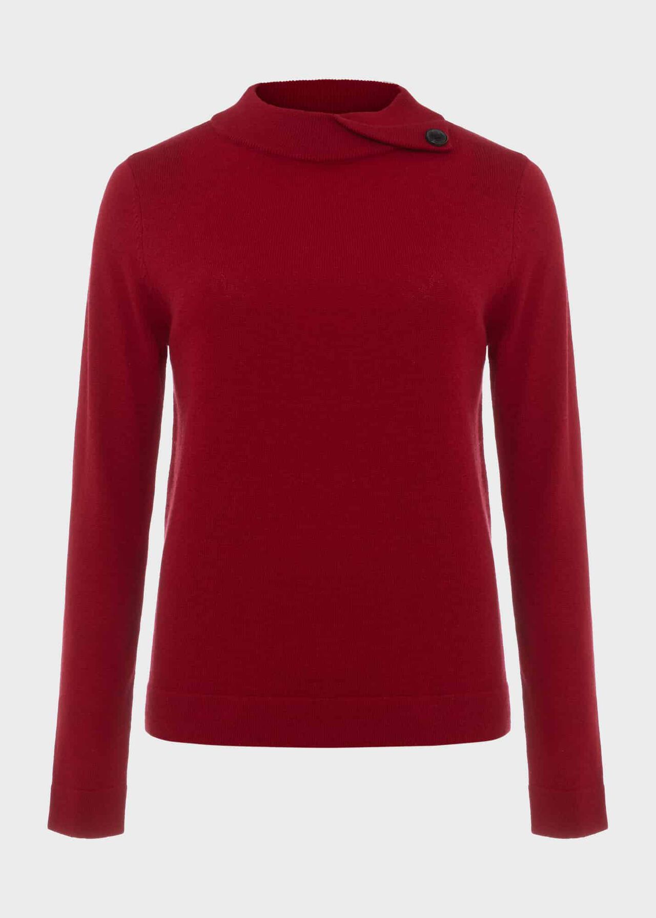 Talia Wool Cashmere Jumper, True Red, hi-res