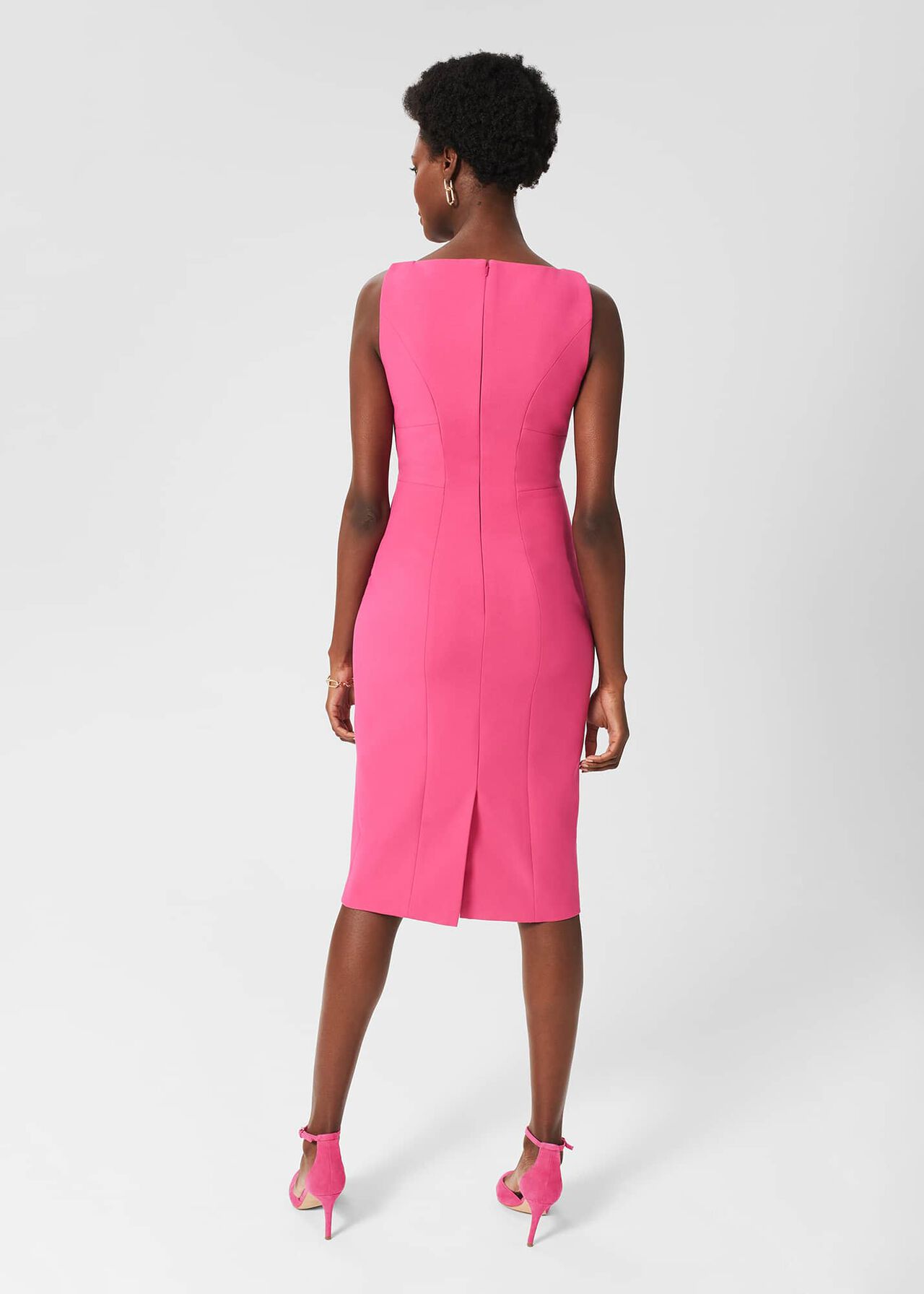 Dania Shift Dress Bright Pink , Bright Pink, hi-res