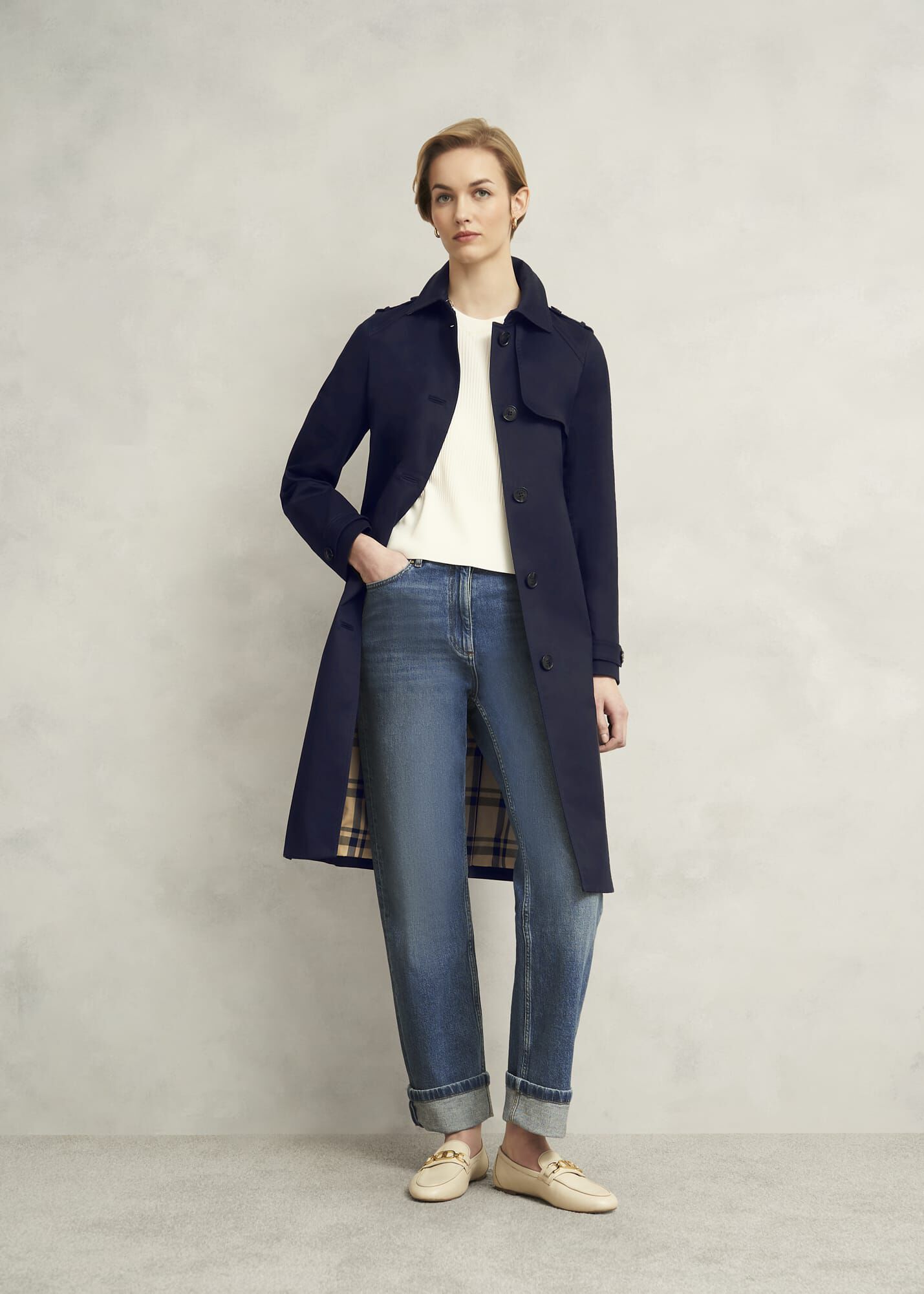 ★Hobbs London★ Hallie Shower Resistant Trench Coat Hallie Shower Resistant Trench Coat | Hobbs US |
