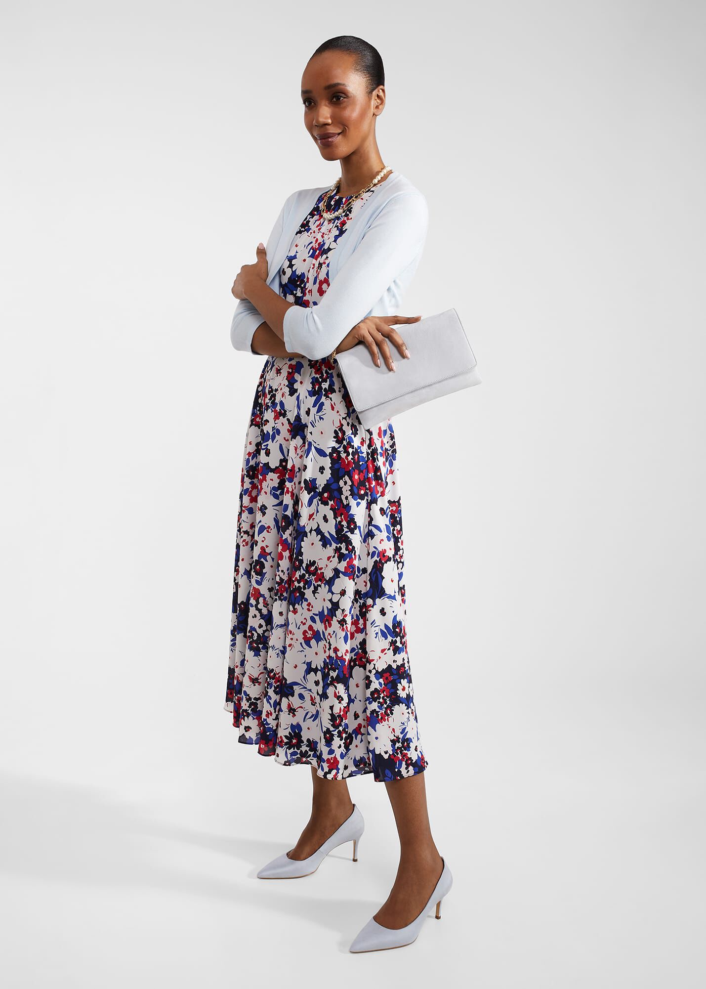 acka フラワージャガードボレロ flower jacquard bolero