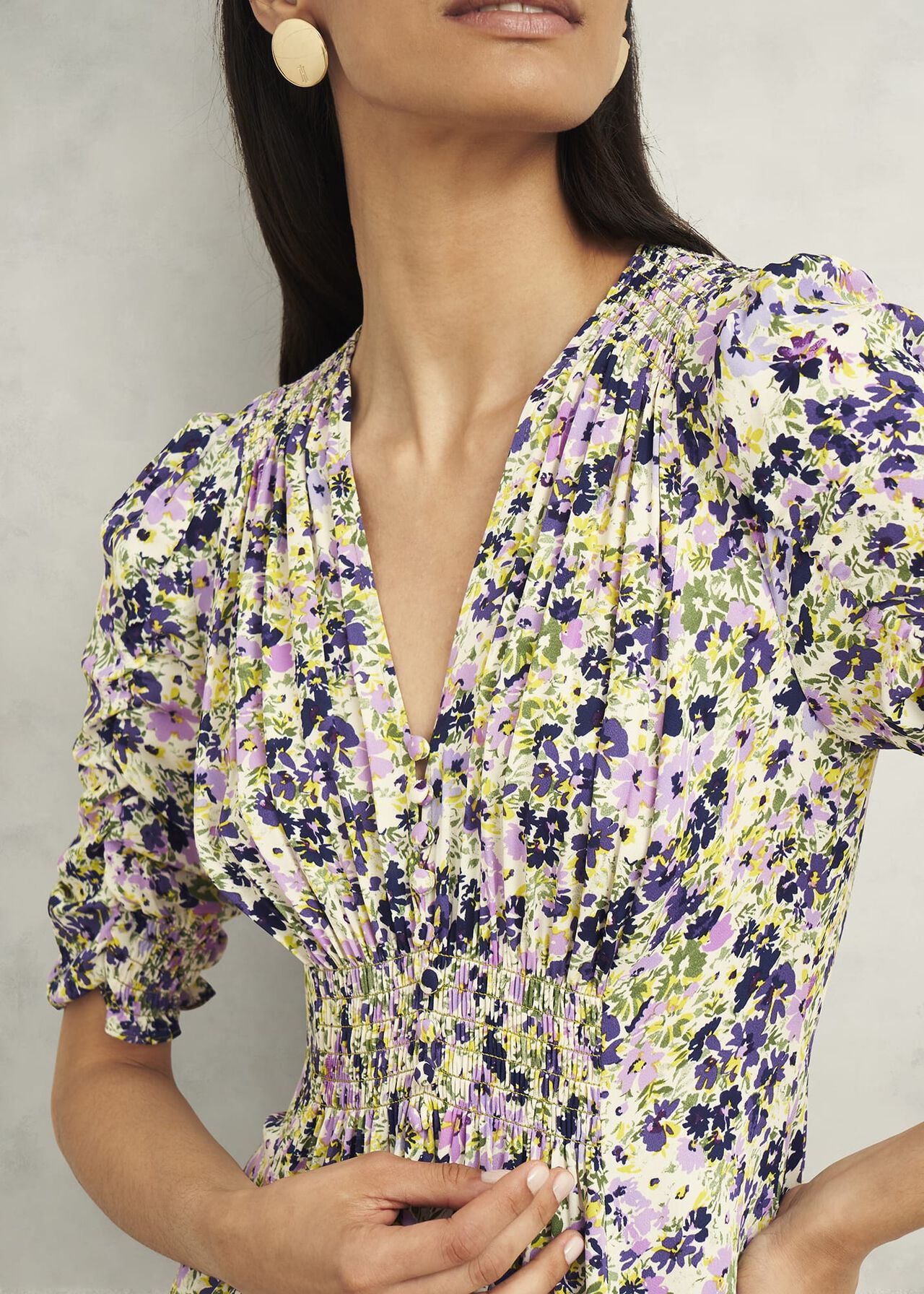 Stowe Dress, Cream Multi, hi-res