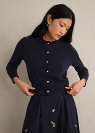 Tresco Cardigan, Midnight Navy, hi-res