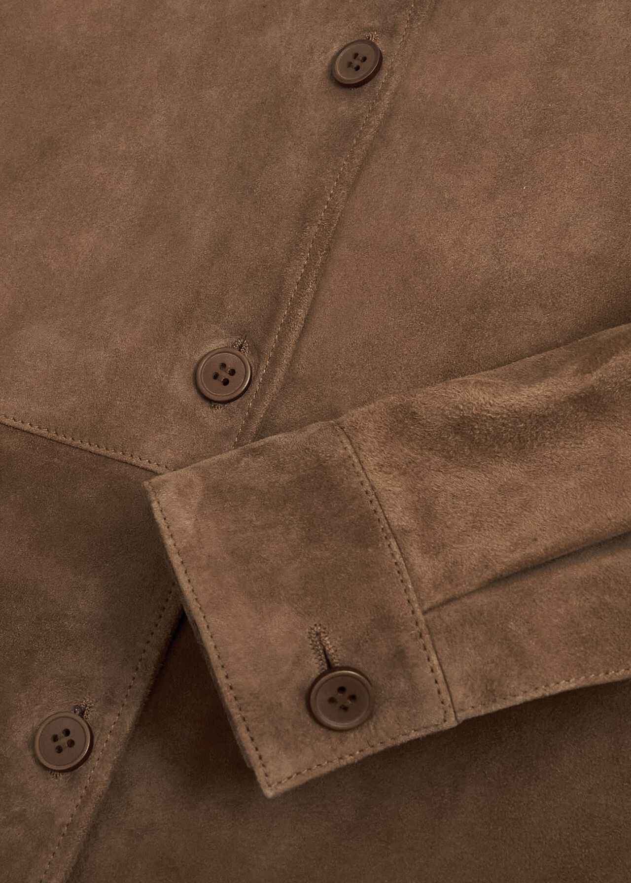 Hever Suede Shirt, Tan, hi-res