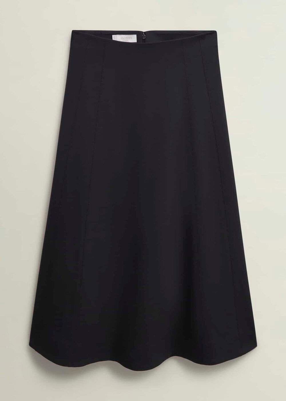 Adley Ponte Skirt, Black, hi-res
