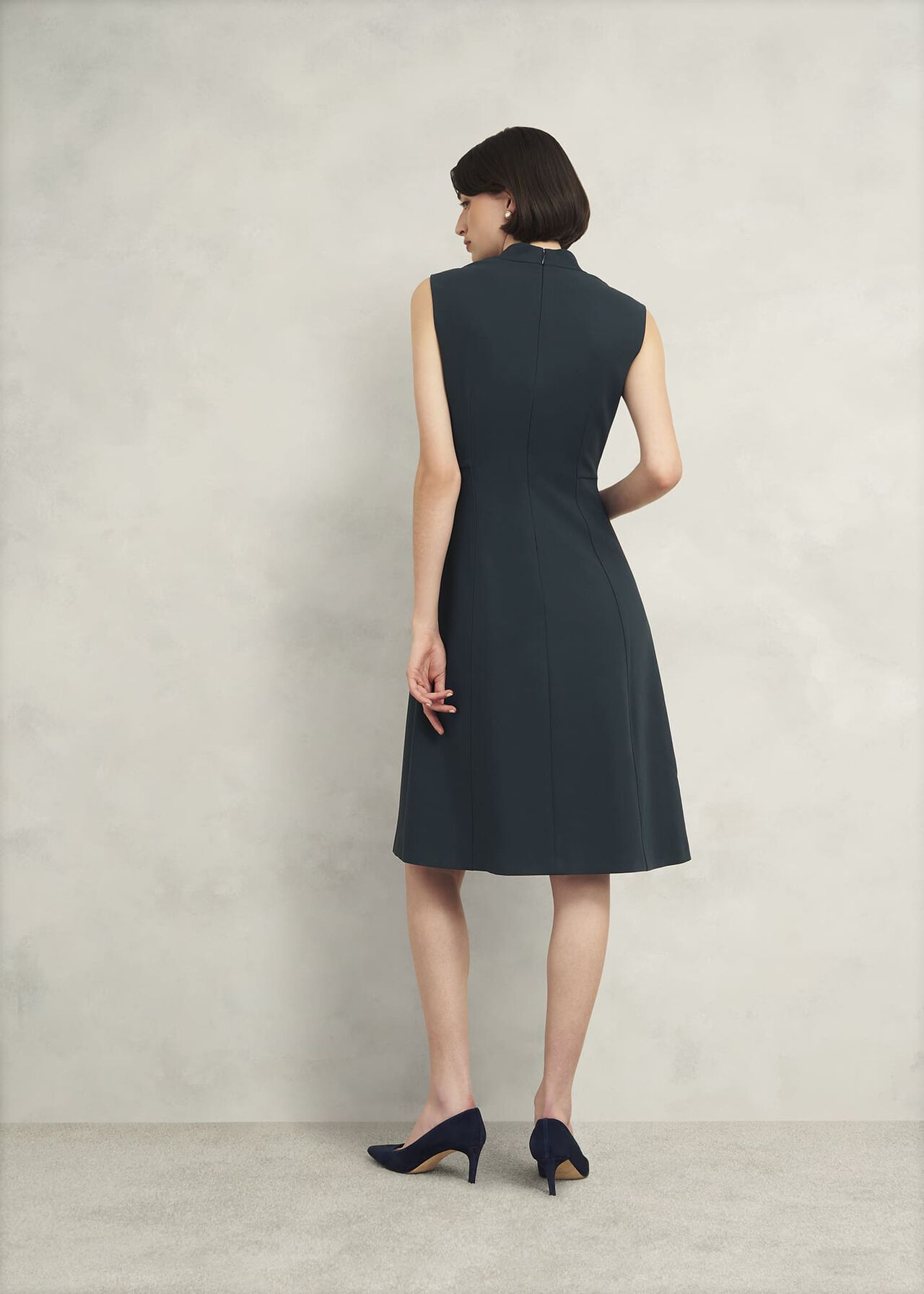 Petite Marina Dress, Evergreen, hi-res