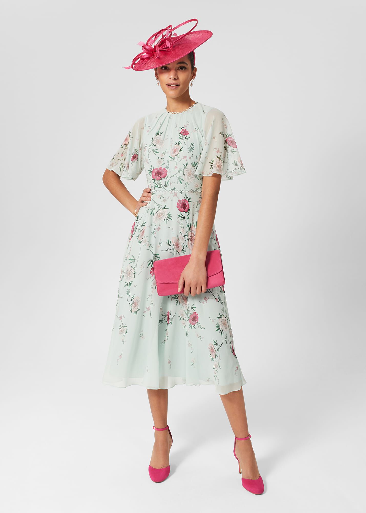 ★Hobbs London★ DANIA シフトドレス ブライトピンク ☆Hobbs London☆ DANIA シフトドレス ブライトピンク (Hobbs