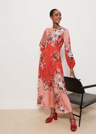 Denman Dress, Red Rose Multi, hi-res