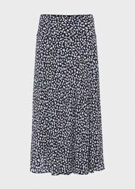 Angie Midi Skirt, Navy Multi, hi-res