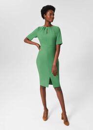 Tillie Dress, Pea Green, hi-res