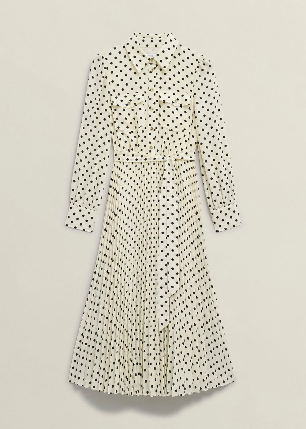 Petite Larina Dress, Ivory Navy, hi-res
