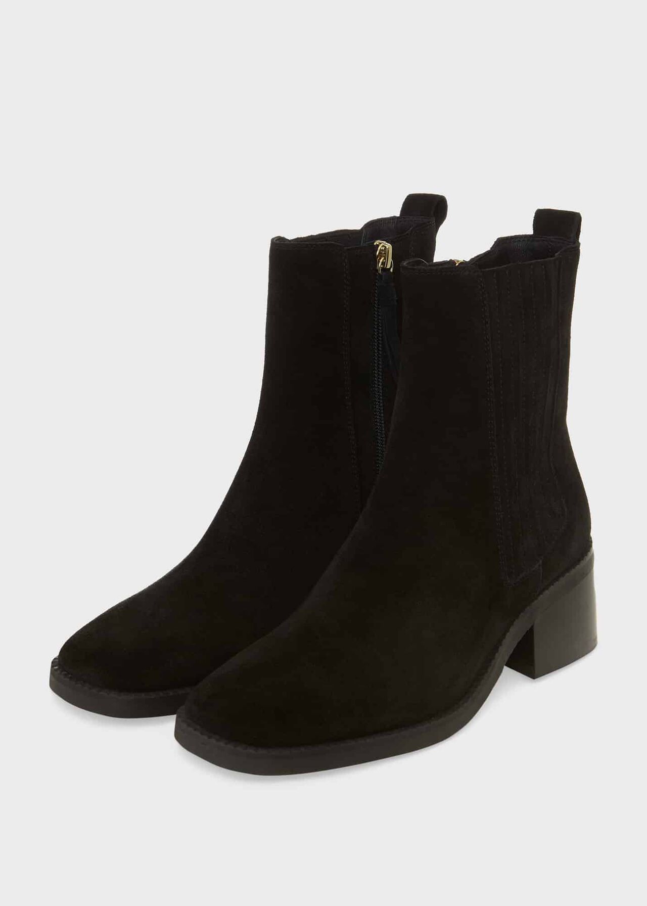 Fran Ankle Boots, Black, hi-res