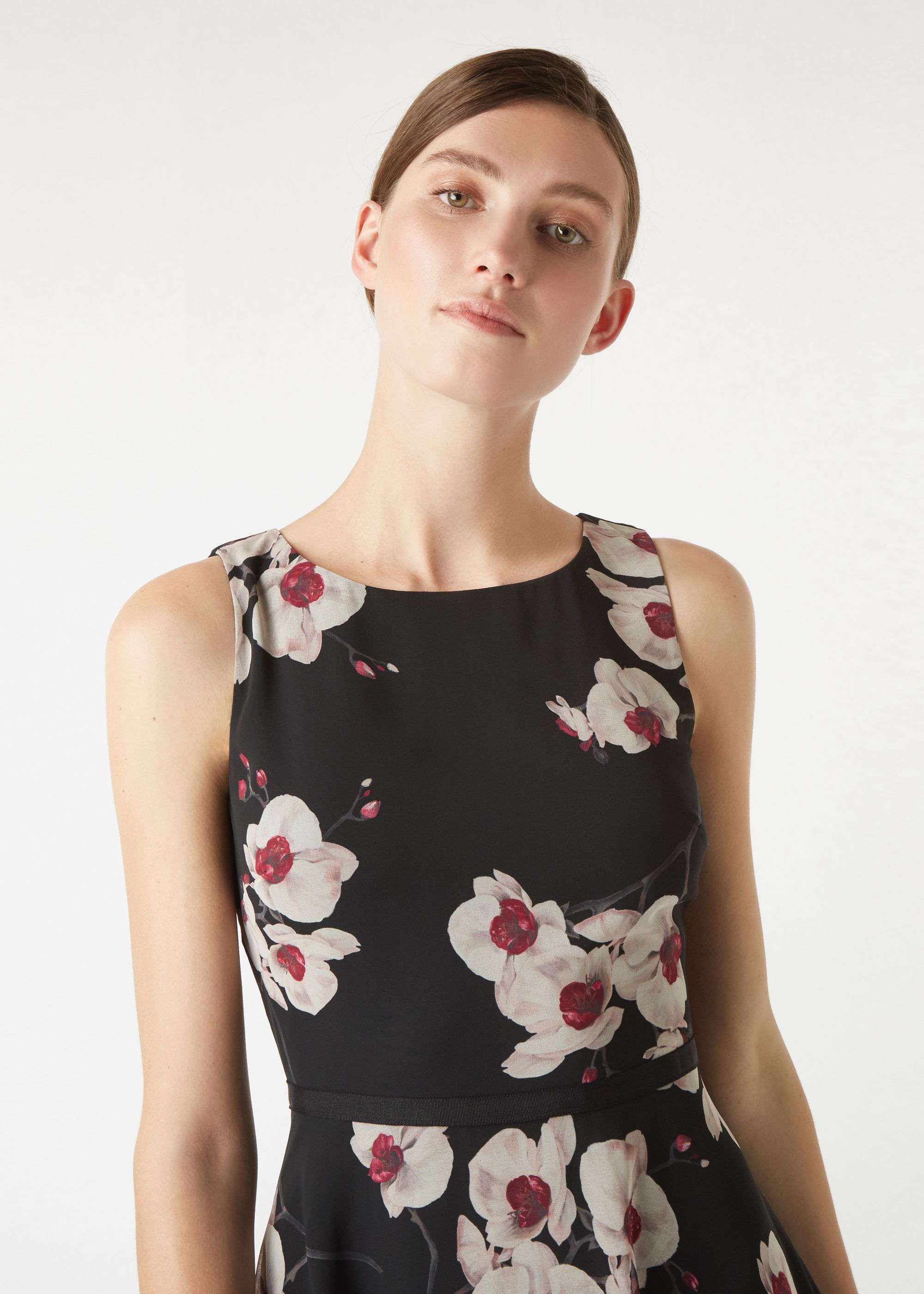 hobbs silver carly dress