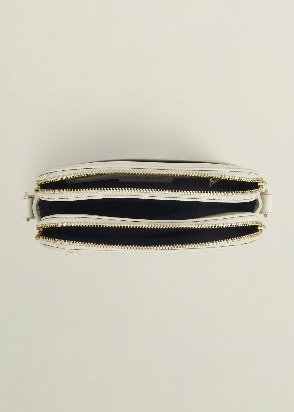 Carlton Leather Crossbody Bag, Chalk Beige, hi-res