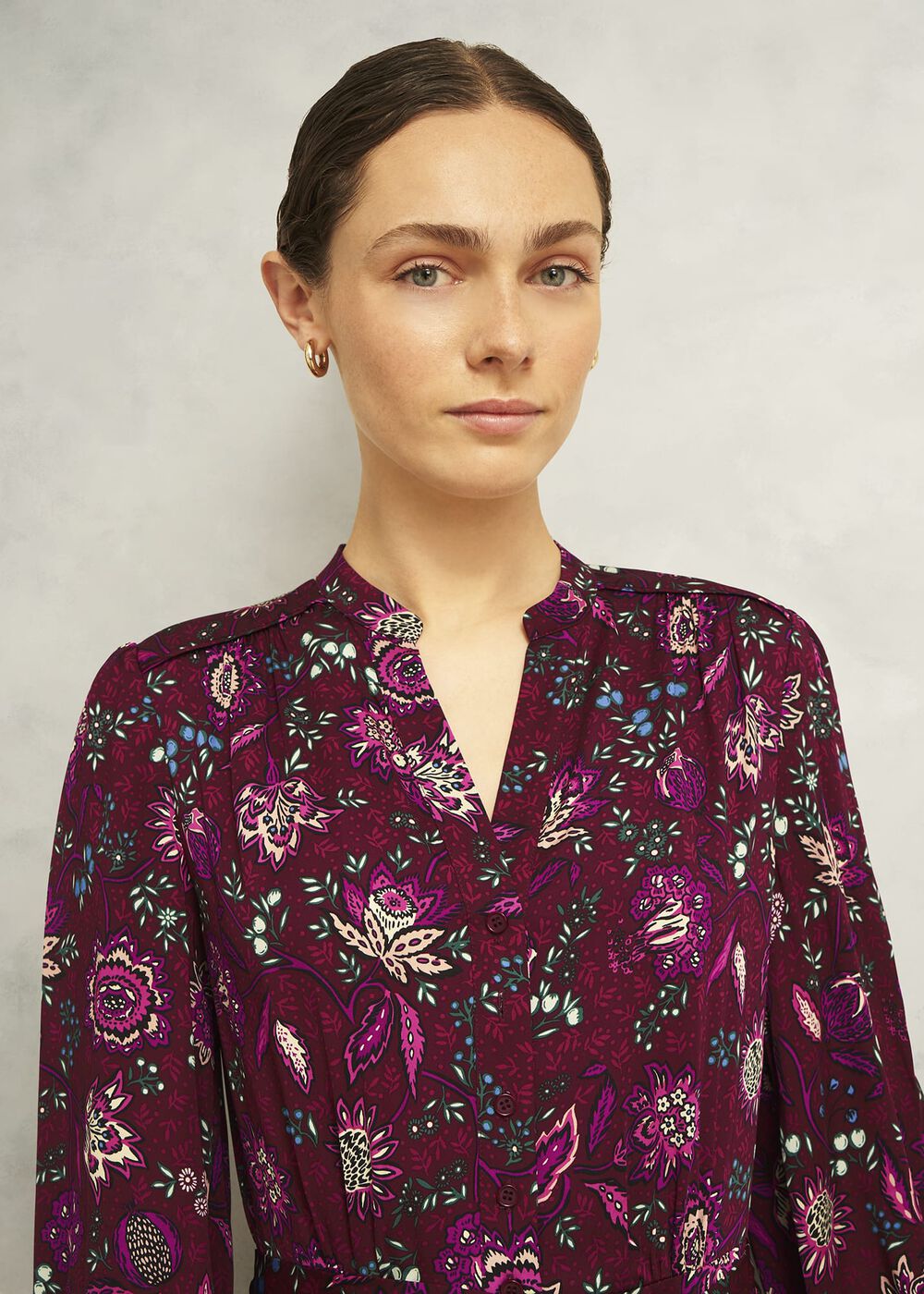 Sofia Dress, Red Multi, hi-res