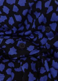 Hatty Jersey Dress, Black Blue, hi-res