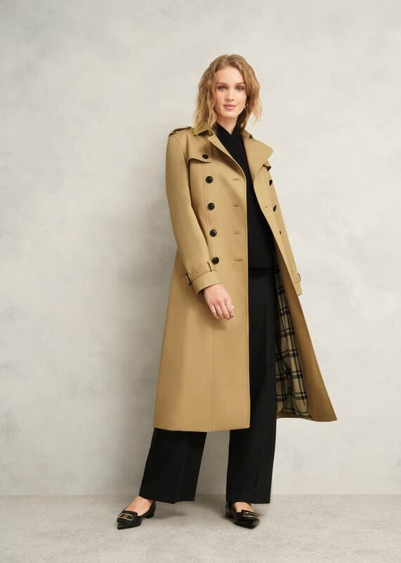 Skylar Shower Resistant Midi Trench