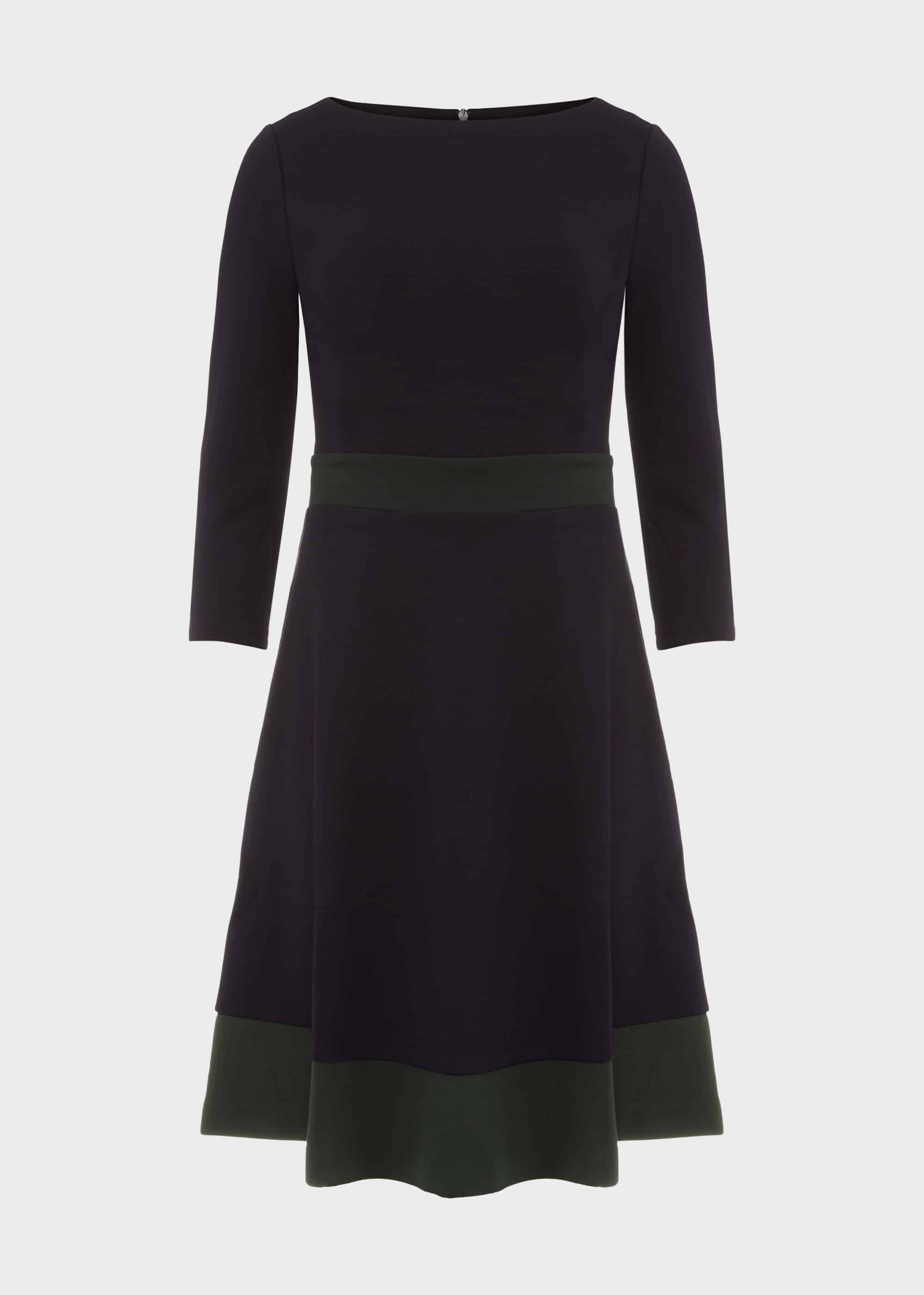 Hobbs seasalter dress navy 2025