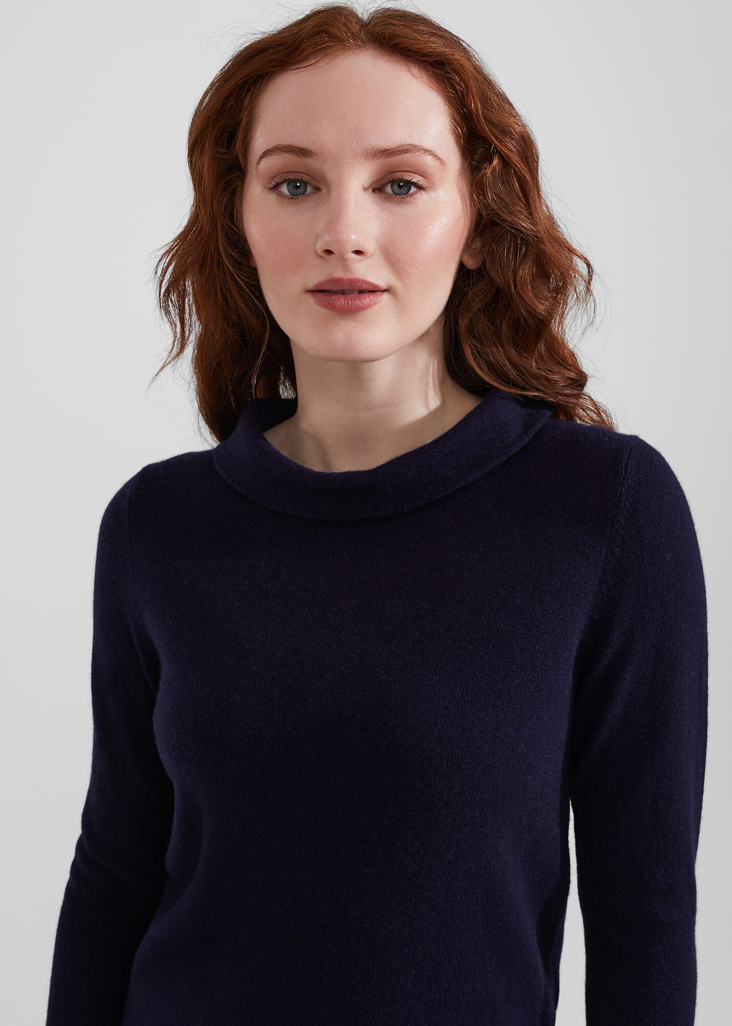 Hobbs audrey sweater top blue