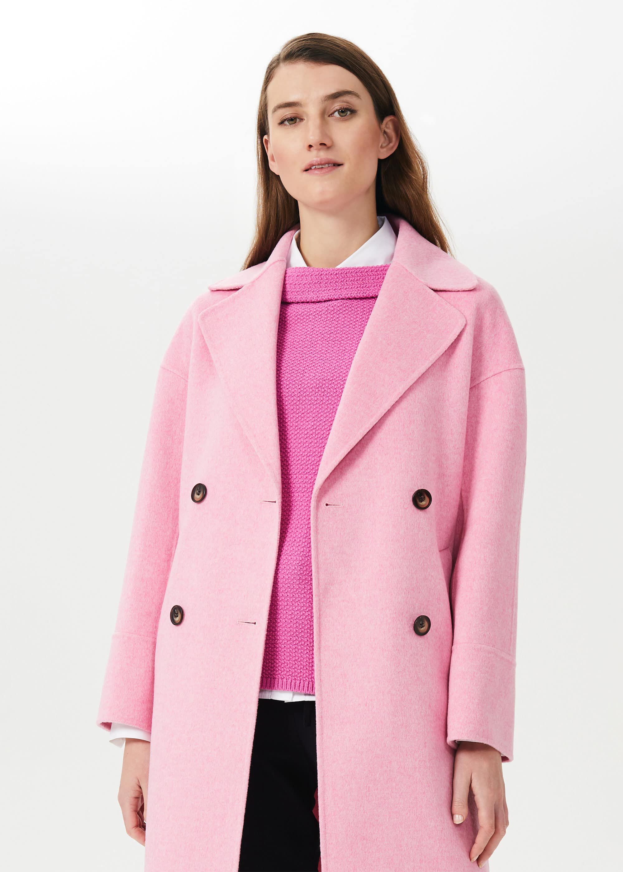 Hobbs pink coat clearance